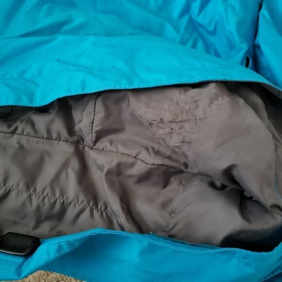 Vintage JanSport 80s 90s blue ski hiking rain windbreaker nylon jacket - Picture 14 of 14